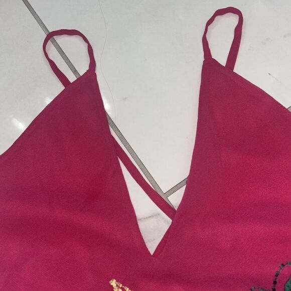 TULAROSA Revolve Camilla Maxi Dress in Pink Yarrow Sz XS NWOT - Picture 9 of 11